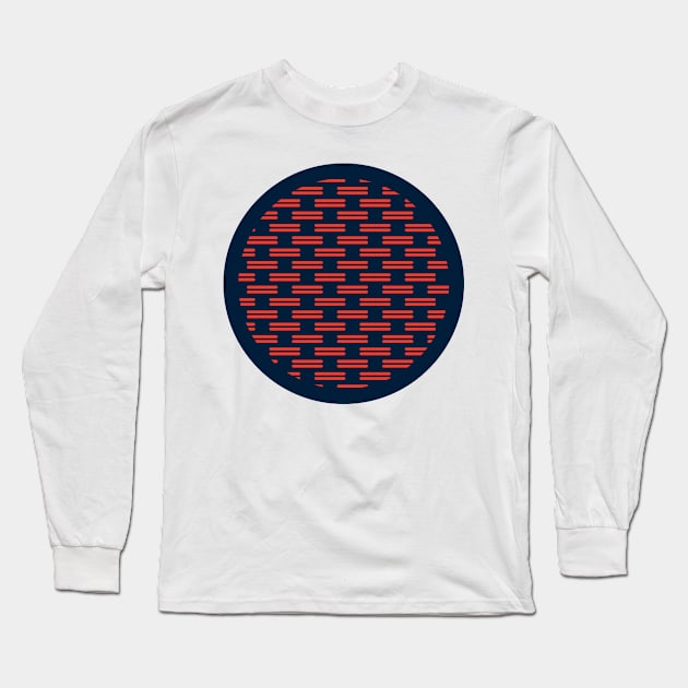 Red n blue dash dash Long Sleeve T-Shirt by juliechicago